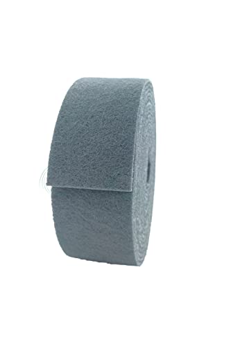 2W Schleifvlies Rolle -100mm x 10m Grau Korn 800 (1 Stück) von 2W