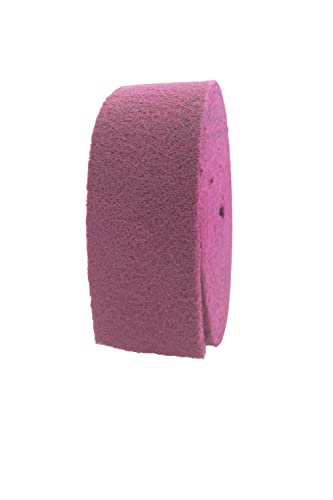 2W Schleifvlies Rolle -100mm x 10m Rot Korn 320 (1 Stück) von 2W