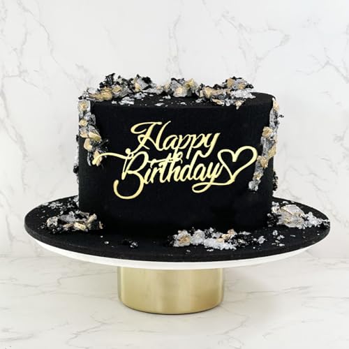 Happy Birthday Acryl-Kuchenaufsatz/Cupcake-Charm-Topper, Party-Dekorationen (Stil 6) von 3 LITTLE DESSERTS