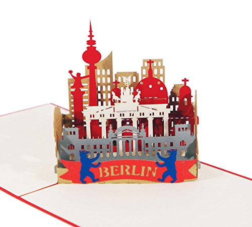 3D KARTE "Berlin Skyline" I Pop-Up Karte als Reisegutschein, Grußkarte, Geschenkkarte, Geburtstagskarte I Klappkarte als Andenken, Souvenir 3D KARTE "Berlin Skyline" I Pop-Up Karte als Reisegutschein, Grußkarte, Geschenkkarte, Geburtstagskarte I Klappkarte als Andenken, Souvenir von 3D Kartenwelt
