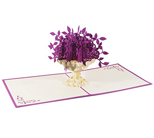 3D KARTE"Blumenbouquet" I Pop-Up Karte als Geburtstagskarte, Geldgeschenk I Klappkarte als Glückwunschkarte, Dankeskarte von 3D Kartenwelt
