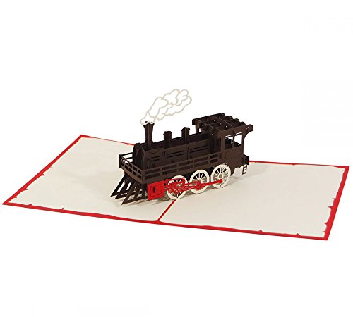 3D KARTE "Dampflokomotive" I Eisenbahn Pop-Up Karte als Gutschein, Geburtstagskarte, Geldgeschenk, Glückwunschkarte I Klappkarte zum Kindergeburtstag 3D KARTE "Dampflokomotive" I Eisenbahn Pop-Up Karte als Gutschein, Geburtstagskarte, Geldgeschenk, Glückwunschkarte I Klappkarte zum Kindergeburtstag von 3D Kartenwelt
