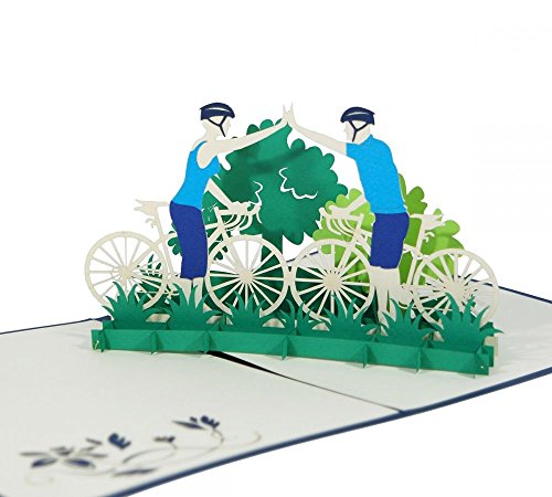 3D KARTE "Fahrradtour" I Pop-Up Karte als Gutschein, Geburtstagskarte, Geldgeschenk, Glückwunschkarte I Klappkarte für Fahrradfahrer 3D KARTE "Fahrradtour" I Pop-Up Karte als Gutschein, Geburtstagskarte, Geldgeschenk, Glückwunschkarte I Klappkarte für Fahrradfahrer von 3D Kartenwelt