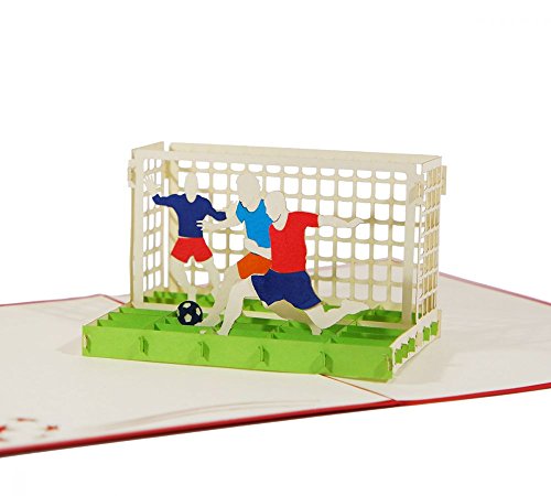 3D KARTE "Fußball" I Pop-Up Karte als Geburtstagskarte, Geldgeschenk I Klappkarte als Grußkarte, Einladungskarte 3D KARTE "Fußball" I Pop-Up Karte als Geburtstagskarte, Geldgeschenk I Klappkarte als Grußkarte, Einladungskarte von 3D Kartenwelt