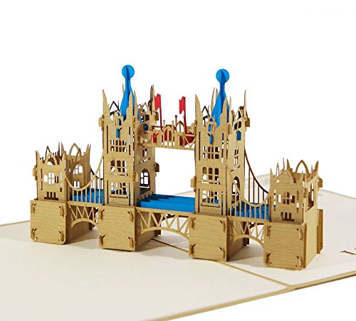 3D KARTE "London Tower Bridge" I Pop-Up Karte als Reisegutschein, Geburtstagskarte, Geldgeschenk, Grußkarte I Klappkarte als Glückwunschkarte, Urlaubskarte, England Souvenir 3D KARTE "London Tower Bridge" I Pop-Up Karte als Reisegutschein, Geburtstagskarte, Geldgeschenk, Grußkarte I Klappkarte als Glückwunschkarte, Urlaubskarte, England Souvenir von 3D Kartenwelt