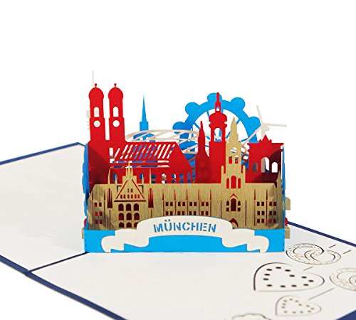 3D KARTE München I Pop-Up Karte als Reisegutschein, Geburtstagskarte, Geldgeschenk, Glückwunschkarte I Klappkarte als Urlaubskarte, Andenken, Deutschland Souvenir 3D KARTE München I Pop-Up Karte als Reisegutschein, Geburtstagskarte, Geldgeschenk, Glückwunschkarte I Klappkarte als Urlaubskarte, Andenken, Deutschland Souvenir von 3D Kartenwelt