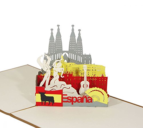 3D KARTE "Spanien" I Pop-Up Karte als Reisegutschein I Klappkarte als Andenken oder Geldgeschenk 3D KARTE "Spanien" I Pop-Up Karte als Reisegutschein I Klappkarte als Andenken oder Geldgeschenk von 3D Kartenwelt