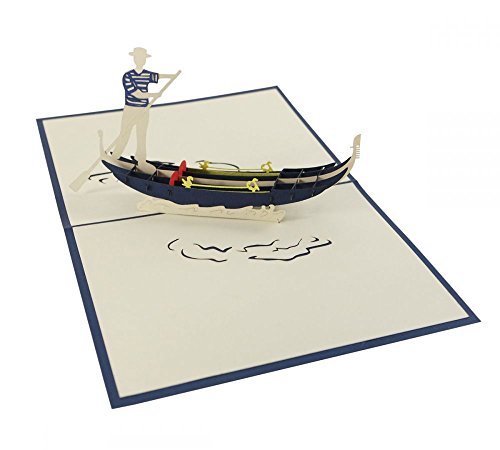 3D KARTE "Venezianische Gondel" I Venedig Pop-Up Karte als Reisegutschein I Klappkarte als Andenken/Souvenir aus Italien 3D KARTE "Venezianische Gondel" I Venedig Pop-Up Karte als Reisegutschein I Klappkarte als Andenken/Souvenir aus Italien von 3D Kartenwelt