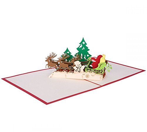 3D KARTE "Weihnachtsschlitten" I Pop-Up Karte als Gutschein oder Weihnachtsgruß I Klappkarte zu Weihnachten 3D KARTE "Weihnachtsschlitten" I Pop-Up Karte als Gutschein oder Weihnachtsgruß I Klappkarte zu Weihnachten von 3D Kartenwelt