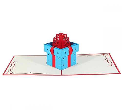 Geschenkbox - Klappkarte / 3D Pop-Up Karte - Geburtstagskarte, Geldgeschenk, Grußkarte, Glückwunschkarte, Gutschein-Karte, Dankeskarte, Geschenkkarte, Einladungskarte zum Geburtstag Geschenkbox - Klappkarte / 3D Pop-Up Karte - Geburtstagskarte, Geldgeschenk, Grußkarte, Glückwunschkarte, Gutschein-Karte, Dankeskarte, Geschenkkarte, Einladungskarte zum Geburtstag von 3D Kartenwelt