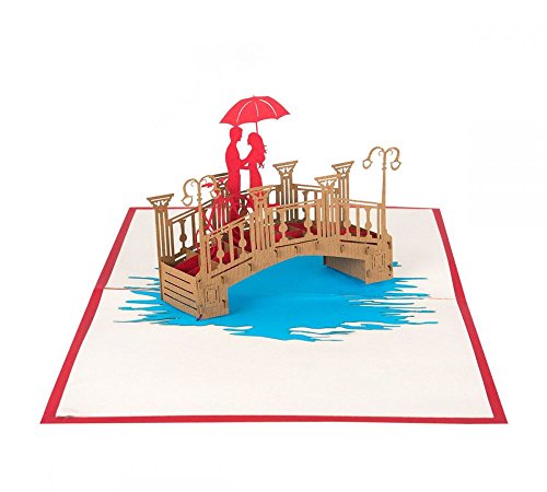 Rendezvous - Klappkarte / 3D Pop-Up Karte - Romantische Hochzeitskarte, Grußkarte, Geldgeschenk, Glückwunschkarte, Gutschein-Karte, Dankeskarte, Geschenkkarte, Einladungskarte zur Hochzeit Rendezvous - Klappkarte / 3D Pop-Up Karte - Romantische Hochzeitskarte, Grußkarte, Geldgeschenk, Glückwunschkarte, Gutschein-Karte, Dankeskarte, Geschenkkarte, Einladungskarte zur Hochzeit von 3D Kartenwelt