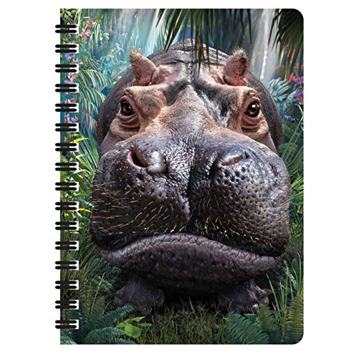 3D LiveLife Jotter - Begegnung von Deluxebase schließen. Linsenförmiges 3D-Nilpferd A6-Spiralblock. Liniertes Notizbuch mit Kunstwerken, die vom bekannten Künstler David Penfound lizenziert wurden 3D LiveLife Jotter - Begegnung von Deluxebase schließen. Linsenförmiges 3D-Nilpferd A6-Spiralblock. Liniertes Notizbuch mit Kunstwerken, die vom bekannten Künstler David Penfound lizenziert wurden von 3D LiveLife