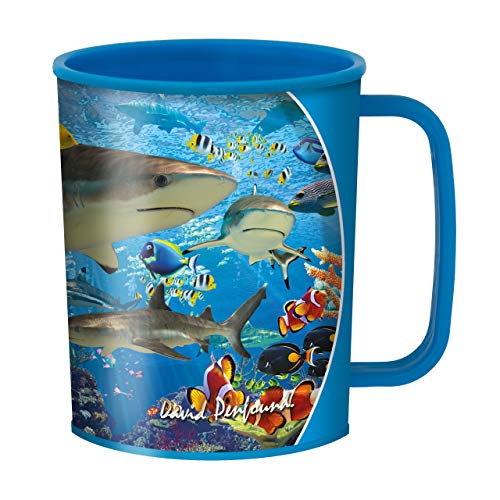 3D LiveLife Trinkbecher - Haifisch Riff von DeluxeBase. 3D Linsenförmige Ozean Plastikbecher. 300ml Becher für Kinder mit Original Kunstwerk, lizenziert von bekannt Künstler, David Penfound 3D LiveLife Trinkbecher - Haifisch Riff von DeluxeBase. 3D Linsenförmige Ozean Plastikbecher. 300ml Becher für Kinder mit Original Kunstwerk, lizenziert von bekannt Künstler, David Penfound von 3D LiveLife