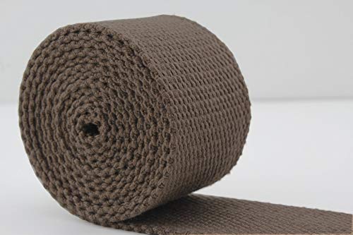 3DANCraftit Polyester Baumwolle Gurtband Breite 38 mm Länge 4,5m braun ZB40 von 3DANCraftit