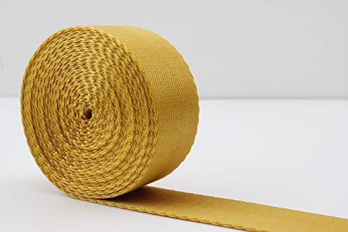 3DANCraftit Nylon Gurtband Breite 25 mm Länge 4,5m golden ZA78 von 3DANCraftit