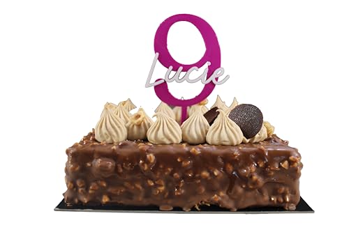 3DKOUPE Cake Topper, personalisierbar, für Geburtstag, Alter und Vorname 2 3DKOUPE Cake Topper, personalisierbar, für Geburtstag, Alter und Vorname 2 von 3Dkoupe