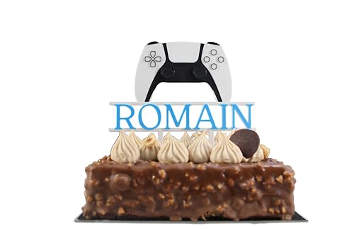 3DKOUPE - Personalisierbarer Konsolencontroller 2: Cake Topper Geburtstag oder Spielerdekoration 3DKOUPE - Personalisierbarer Konsolencontroller 2: Cake Topper Geburtstag oder Spielerdekoration von 3Dkoupe