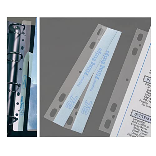 3L Abheftstreifen/8804-25 295mm / A4 transparent Inh.25 von 3L