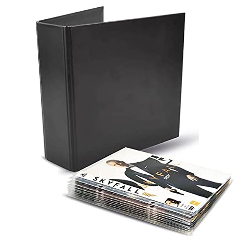 3L DVD Aufbewahrung - Kombipack mit 100 DVD Hüllen & 4 DVD Ordner - Praktisches Aufbewahrungssystem - 10264, Hüllen: 162 x 188 mm. Ordner: 215 x 220 mm. von 3L