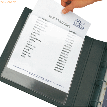 3L Sichttaschen A4 selbstklebend 220x305mm VE=50 Stück von 3L