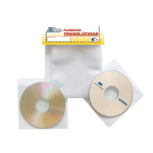 Djois, 10297 - Nicht-klebende CD-Hülle mit Klappe, Transparent, 100 Stück, Langlebiger Schutz, Praktische Aufbewahrung, Versand, Ideal für CDs, Schutz vor Staub und Schmutz Djois, 10297 - Nicht-klebende CD-Hülle mit Klappe, Transparent, 100 Stück, Langlebiger Schutz, Praktische Aufbewahrung, Versand, Ideal für CDs, Schutz vor Staub und Schmutz von 3L