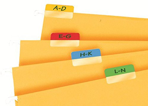 Djois, 10512-3L Haftregister, Permanent, 12x40 mm, Sortiert, 48 Stück, zum Markieren, Listen, Dokumente, Öko-Design, Nicht Löschbare Tinte, Organisation, Indexierung, Praktisch von 3L