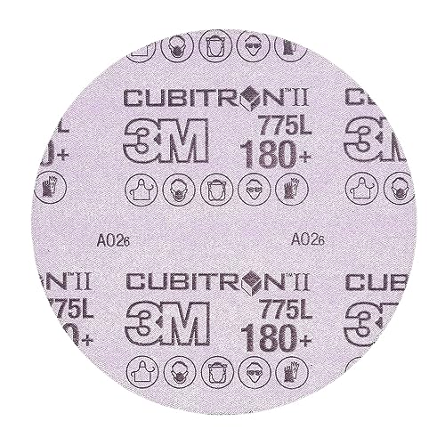 3 M 744492 Cubitron II Hookit Film Disc 775L, ungelocht, 180 + 150 mm (50 Stück) von 3M