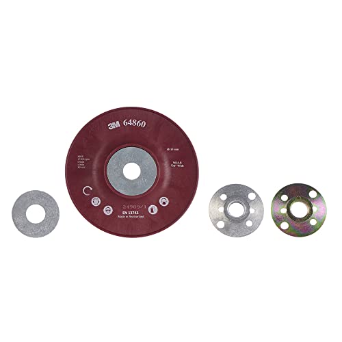 3M Hochleistungs-Stützteller, Rot, 115 mm, M14, gerippt, sehr hart, 1 Stück / Karton 3M Hochleistungs-Stützteller, Rot, 115 mm, M14, gerippt, sehr hart, 1 Stück / Karton von 3M