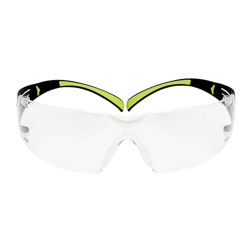 3M Schutzbrille SF400 CC1, klar – Komfortable Arbeitsschutzbrille mit Anti-Scratch-Beschichtung – Beidseitige UV, Anti-Kratz- & Anti-Beschlag-Beschichtung von 3M SecureFit