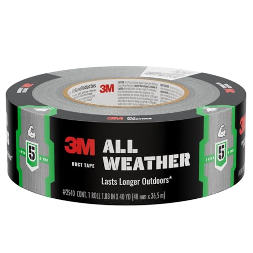 3M™ Allwetter-Klebeband, 48 mm x 36,5 m, 12 Rollen/Packung von 3M