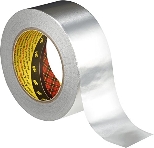 3M 1436 Weichaluminium-Klebeband, 75 mm x 50 m, Silber (12-er Pack) von 3M