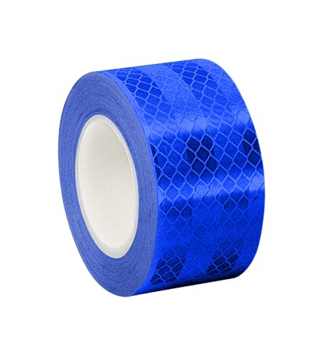3M 3435 Blue Micro Prismatic-Band, reflektierend, 22 mm x 4,6 m, 1 Rolle von TapeCase