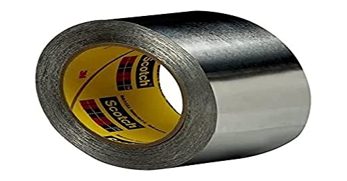 3M 431 Weichaluminium-Klebeband, 50 mm x 55 m, Silber (24-er Pack) von 3M