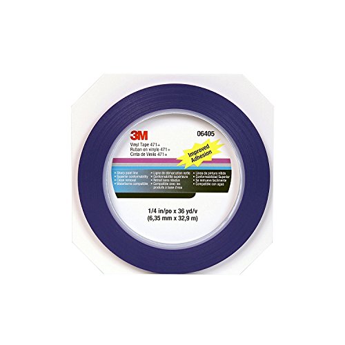 3M 471+ PN6405 Indigo Vinyl-Klebeband, praktisch verpackt, 0,63 cm x 33 m, 1 Stück. 3M 471+ PN6405 Indigo Vinyl-Klebeband, praktisch verpackt, 0,63 cm x 33 m, 1 Stück. von 3M