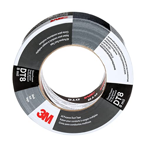 3M Allzweck-Klebeband DT8, Schwarz, 48 mm x 23 m, 0.2 mm, einzeln verpackt 3M Allzweck-Klebeband DT8, Schwarz, 48 mm x 23 m, 0.2 mm, einzeln verpackt von 3M