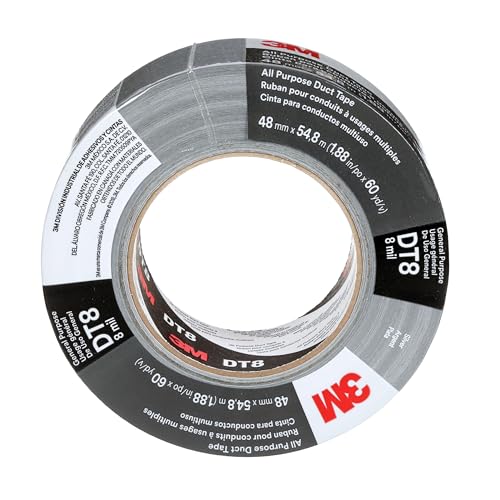 3M Allzweck-Klebeband DT8, Silber, 48 mm x 23 m, 0.2 mm, einzeln verpackt 3M Allzweck-Klebeband DT8, Silber, 48 mm x 23 m, 0.2 mm, einzeln verpackt von 3M