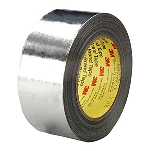 3M Aluminium-Glasgewebe-Klebeband, 363, 12,7 mm x 33 m, 0,2 mm, Silber (72-er Pack) von 3M