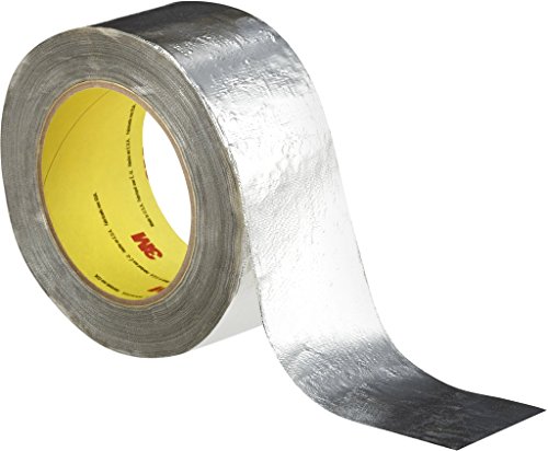 3M Aluminium-Glasgewebe-Klebeband, 363, 25,4 mm x 33 m, 0,2 mm, Silber (36-er Pack) von 3M