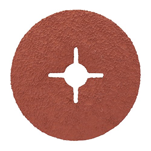 3M Cubitron II Fiberscheibe 987C – Schleifmittel mit Hochleistungs-Keramikkorn für Edelstahl & Metall – 125 mm Vulkanfiber-Schleifscheibe mit 36+ Körnung für Winkelschleifer – 5 Stück von 3M