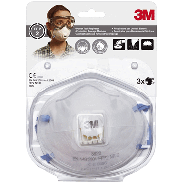 3M Feinstaubmaske Komfort - Pack mit 3 Stück. von 3M