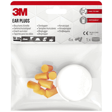 3M Gehörschutzstöpsel - 37 dB 4 Paar in Box von 3M