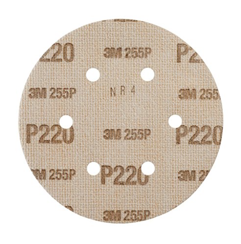 3M Hookit Schleifscheibe 255P, 150 mm, P220, LD600A, 100 Stück / Karton von 3M Hookit
