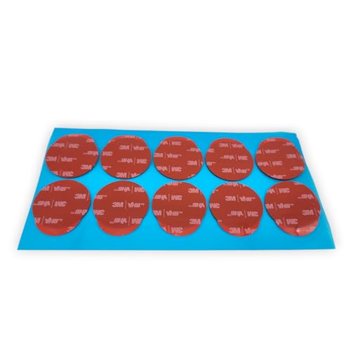 3M Klebeband doppelseitige Klebepads Klebeband VHB 5952 EXTRA STARK mit Abziehlasche (40mm Durchmesser - 10 Stück) von 3M