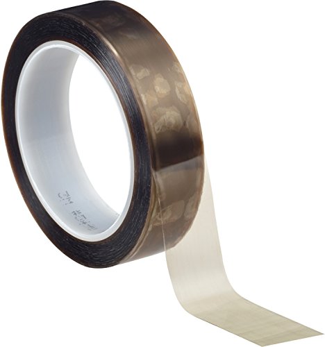 3M PTFE-Klebeband 5490 – Braun-Transparenter Klebefilm mit Klebeabweisender PTFE-Folie und Silikonklebstoff – 25mm x 33m, 0,009mm 3M PTFE-Klebeband 5490 – Braun-Transparenter Klebefilm mit Klebeabweisender PTFE-Folie und Silikonklebstoff – 25mm x 33m, 0,009mm von 3M