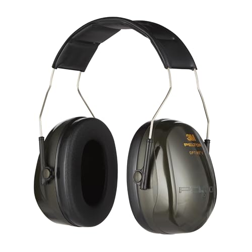3M Peltor Optime II Komfort-Kapselgehörschutz H520A, 1 pro Packung (94 – 105 dB), H520AC1, Schwarz von 3M