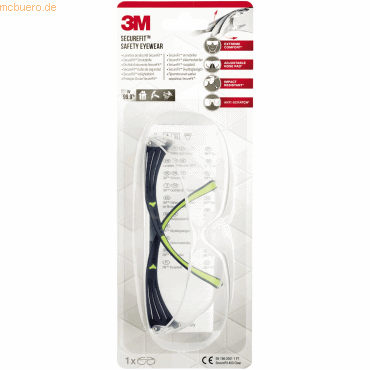 3M Schutzbrille SecureFit SF400C-1 3M Schutzbrille SecureFit SF400C-1 von 3M