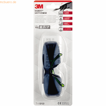 3M Schutzbrille SecureFit SF400GC1 3M Schutzbrille SecureFit SF400GC1 von 3M