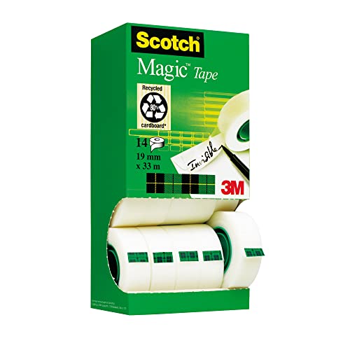 3M Scotch Klebefilm Magic 810, 19 mm x 33 m, 10+4 GRATIS von Scotch