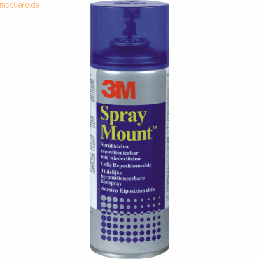 3M Sprühkleber SprayMount ablösbar Inhalt 400ml von 3M