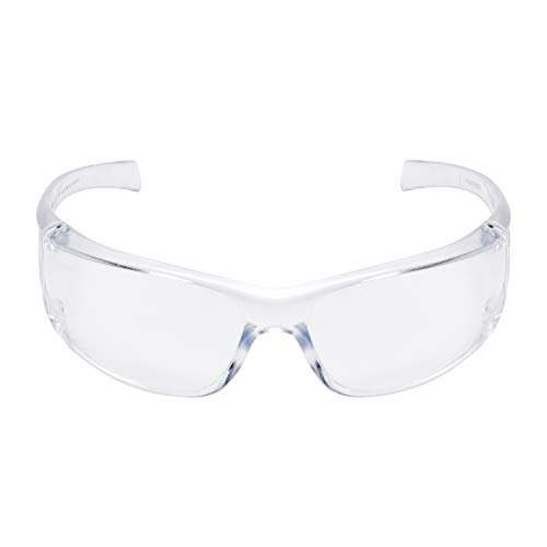 3M VAPCC Virtua AP Schutzbrille für leichte Reparaturarbeiten, gegen Splitter, Antikratzbeschichtung, 99.9% UV-Schutz, Klare Polycarbonatscheiben von 3M